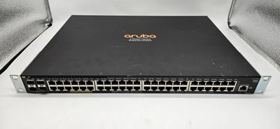 Aruba 2930F 48-Port Gigabit Ethernet PoE+ & 4-Port 1Gb SFP Network Switch JL557A - Image 1 of 4