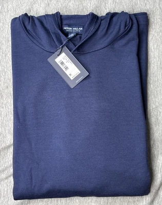 Peter Millar Navy Blue Excursionist Flex Vantage Hoodie MF25XK77 NWT XL - Image 1 of 4