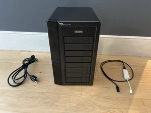 Promise Pegasus2 R8 Thunderbolt 2 RAID Storage Array w/ 8 Drives,  24 TB Total - Picture 1 of 5