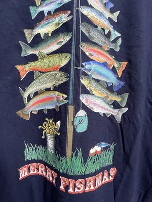 Camiseta de pesca para hombre talla XL y dos nuevos pares de calcetines temáticos de camping para hombre Foto 1 de 4
