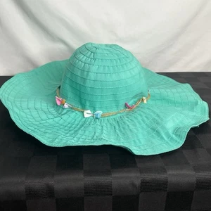 Panama Jack Wide Brim Floppy Sun Hat Green - One Size - Picture 1 of 8