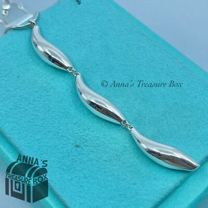 Tiffany & Co. 925 Silber Frank Gehry Triple Three Fish 16" Halskette (Beutel) - Bild 1 von 5