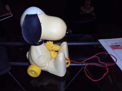 HASBRO-EUC 复古 1972 SNOOPY PULL 玩具 — 第 1/4 张图片