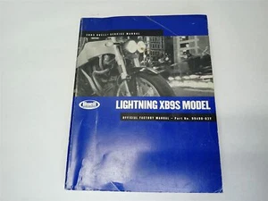 Buell 2003 Lightning XB9S Modelo Oficial Manual de Servicio de Fábrica 99490-03Y - Imagen 1 de 6