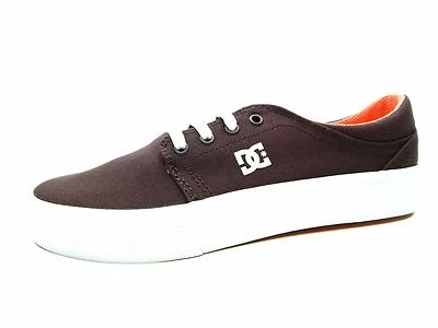 DC WOMEN'S TRASE TX WINE WHITE SHOES SIZE 11 NEW WITHOUT BOX - Image 1 of 4