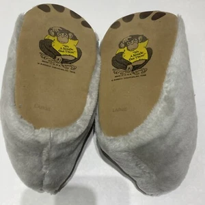 Vintage Amfesco Slippers, Animal Design, Size Large “It’s A Jungle Out There” - Picture 1 of 7