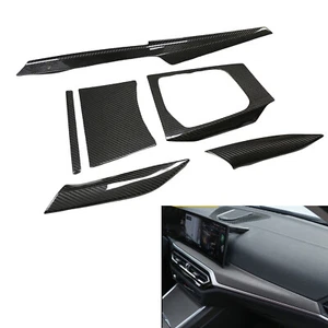 Inner Center Console Panel Trim Frame For BMW G20 G22 G28 G80 G82 Carbon Fiber - Picture 1 of 13