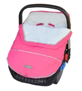 JJ COLE COLLECTIONS Bundle Me Sporty Car Seat Cover, Reflective Pink & Gray NWT - Picture 1 of 3
