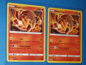 2x Heatmor 034/192 Pokemon card Rebel Clash uncommon NM - Picture 1 of 1