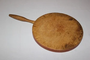 Antique Wood Charcuterie Bread Cutting Board Original Farm House Primitive Plate - Picture 1 of 10