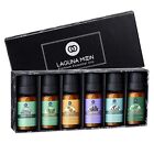 Lagunamoon Essential Oils Top 6 Gift Set Pure Essential Oils for Diffuser, Humid