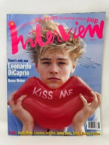 Interview Magazine June 1994 Leonardo DiCaprio Ex-Art School Library - Foto 1 di 17