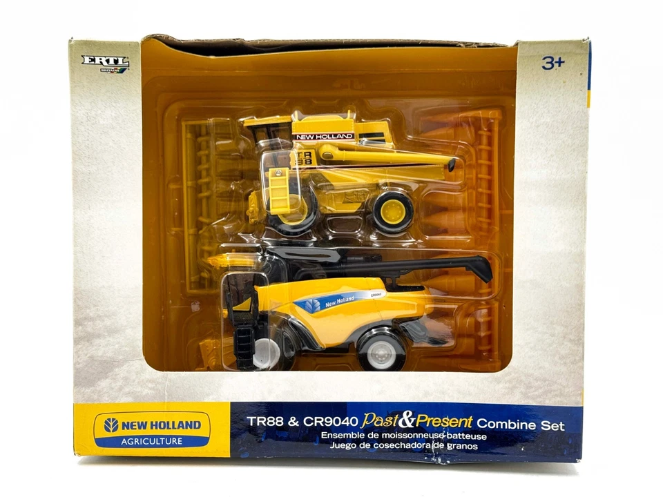 1/64 New Holland TR88 and CR9040 Past and Present Combine Set - Image 1 of 1