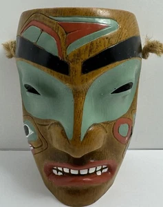 Vintage First Nations Mask reproduction unique piece of art beautiful - Picture 1 of 9