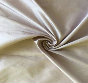 GREY TAUPE SILK DUPION FABRIC, 138 cm W X 1. 78 m L, SMOOTH SILK, NEW, AUSTRALIA - Picture 1 of 2