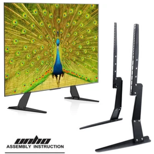 Updated Stable Universal Tabletop TV Base Stand Replacement Fr 22-55" Flat Panel - Picture 1 of 12