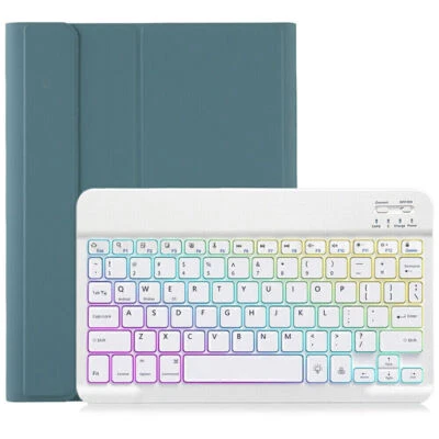 Backlit Keyboard Case With Mouse For Samsung Galaxy Tab A9 Plus S9 S8 S7 S6 Lite - Image 1 of 4