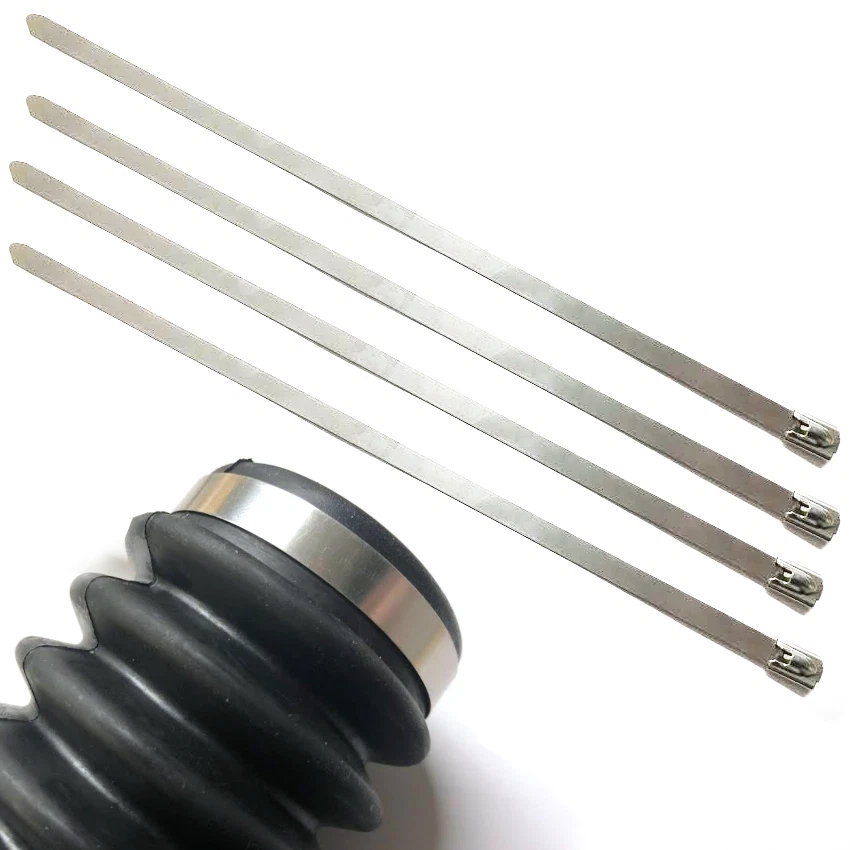 Stainless Steel Fork Gaiter Clip Set BSA/ Triumph  - Image 1 of 1