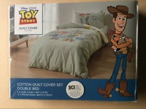 ~ DISNEY Pixar Toy Story Pals Quilt Cover Set  DOUBLE NEW Buzz Lightyear Woody ~