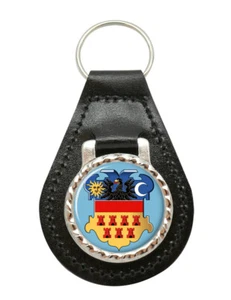 Transylvania (Romania) Leather Key Fob - Picture 1 of 3