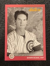 Shawn Boskie 1991 Studio #152 Chicago Cubs