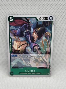 X.Drake OP01-054 Romance Dawn Foil Pre Errata One Piece Card Game English NM - Picture 1 of 4