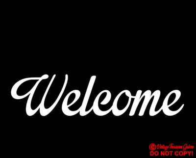 BIENVENIDO Vinilo Calcomanía Adhesiva Hogar Negocio Puerta Pared Ventana Entrada Letras Foto 1 de 3