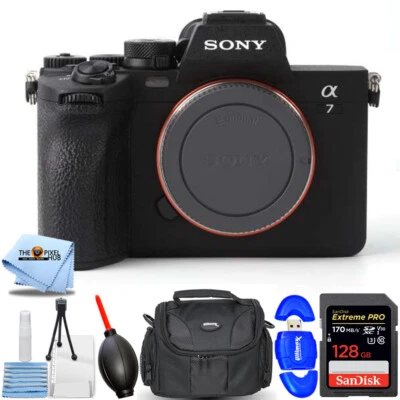 Sony a7 IV Mirrorless Camera ILCE-7M4/B - 7PC Accessory Bundle - Image 1 of 4