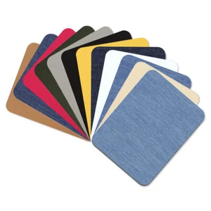 12.5cm x 9.5cm Iron on Fabric Denim Patch Colorful for Jacket Jean Clothes Decor - Picture 1 of 19