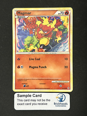 Magmar 52/95 Common | HS: Unleashed | Pokemon Card
