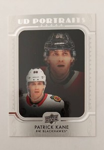 2019-20 Upper Deck Series 1 UD Portraits #P-115 Patrick Kane Chicago Blackhawks