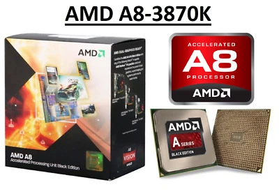 AMD A8-3870K Quad Core ''Llano'' Processor 3.0 GHz, Socket FM1, 100W CPU  - Image 1 of 4