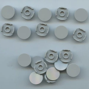 LEGO x 20 Light Bluish Gray Tile, Round 2 x 2 with Bottom Stud Holder 14769 - Picture 1 of 1