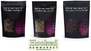 Sticky Baits Shelflife boilies 5kg Krill ,Manilla ,Bloodworm - Picture 1 of 7