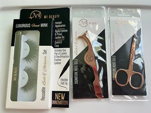Mi Beauti Luxuriöse Faux Mink Lashes Eyeliner Schere und Wimpernapplikator - Bild 1 von 7