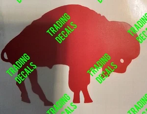 Buffalo Football Custom Vinyl Sticker Standing Buffalo- Josh Allen, Mafia 6x4! - Picture 1 of 5