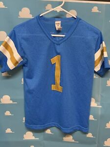 NCAA UCLA Bruins #1 Franklin Kids Medium Baby Blue Football Jersey New