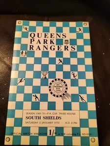 QUEENS PARK RANGERS V SOUTH SHIELDS FA CUP 3RD JANUARY 1970 - Picture 1 of 1