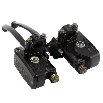RIZGHWOY Motorcycle Hydraulic Brake Clutch Fit For Master Cylinder Lever Black - Image 1 of 4