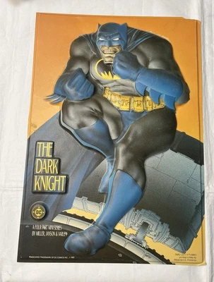 De colección Frank Miller 1985 Dark Knight Returns Vacuform 3D Promo Display Batman Foto 1 de 4