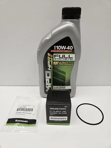 OEM Kawasaki KLX110/KLX140/Z125 Full Synthetic Oil Change Kit - Picture 1 of 1