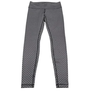 Lululemon Wunder Unterhose Full-On Luon Tri Geo Silver Spoon Schwarz Größe 6 - Bild 1 von 5