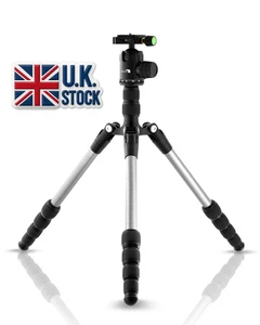 REFLEX Compact Pro Aluminum Travel Tripod with 360° Panoramic Ball Head + Bag - Picture 1 of 16