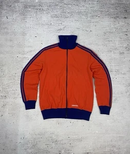 Vintage 80's West Germany Adidas Olympic Track Top Jacket Red Mens Rare Size M - Picture 1 of 13