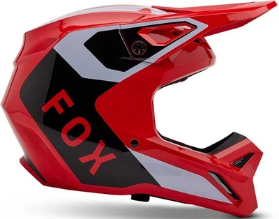 Fox Racing V1 Lean Helmet - Motocross Dirt Bike Offroad Adult - Image 1 of 4