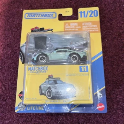 Matchbox Collectors 2023 Porsche 911 Rallye #11 Light Teal - Image 1 of 4