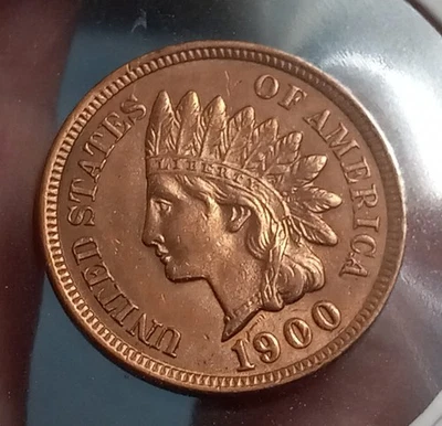 1900 Indian Head Cent Unc. Gem - Image 1 of 2