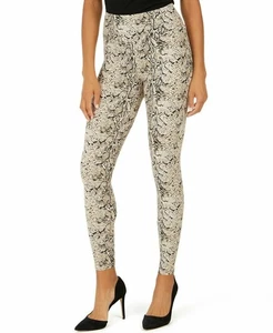 INC Various SIZE:XSMALL Women's Shaping Knit Full-Length Snakeskin Leggings - Picture 1 of 2