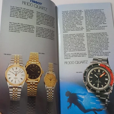 RARO CATÁLOGO/FOLLETO/GARANTÍA TISSOT 1982 PARA SERIE CUARZO AÑOS 70-80 Foto 1 de 4