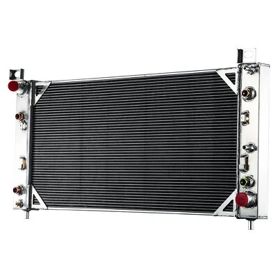 4-Row Aluminum Radiator For 2001-2002 Chevy Silverado GMC Sierra 2500  3500 8.1L - Image 1 of 4